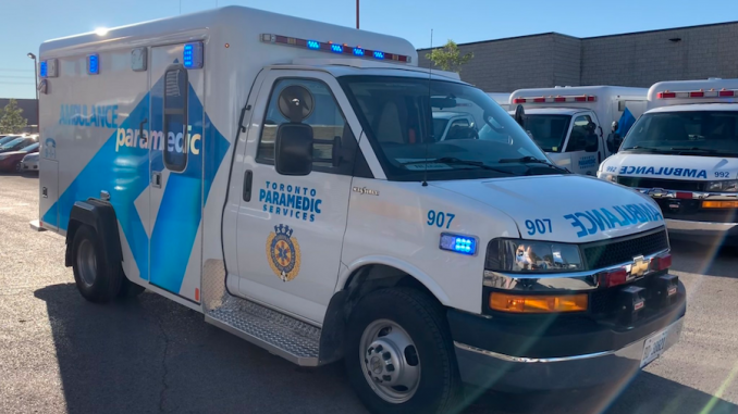 Toronto Paramedic Services hybrid electric ambulance