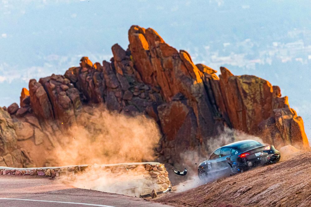 Unplugged Pikes Peak crash
