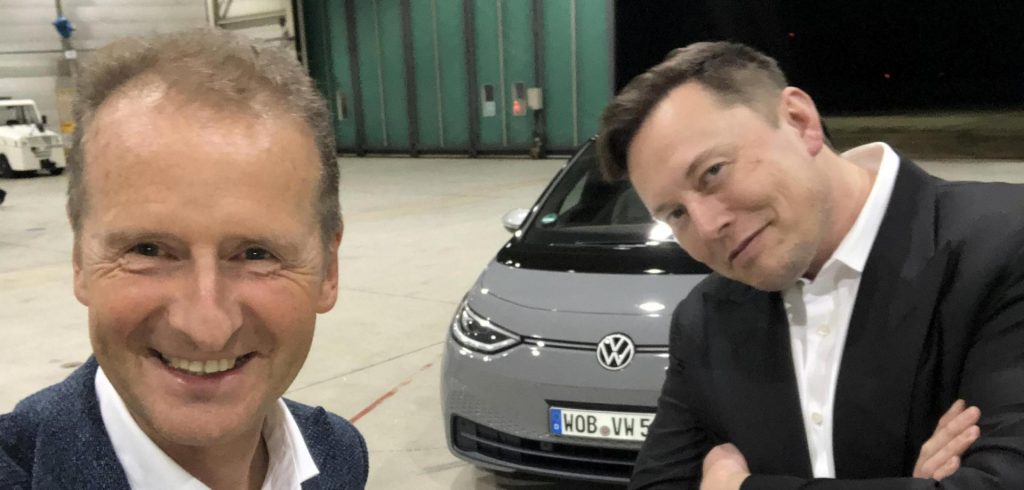 Diess Musk VW ID3