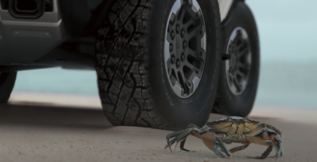 GM Hummer EV Crab Mode