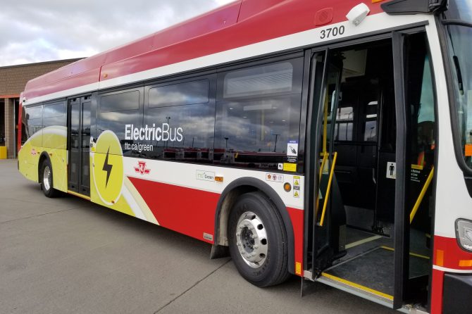 TTC electric bus