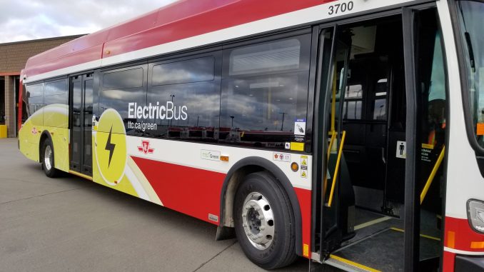 TTC electric bus