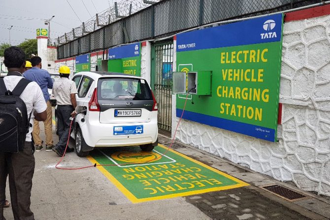 Tata EV charging station