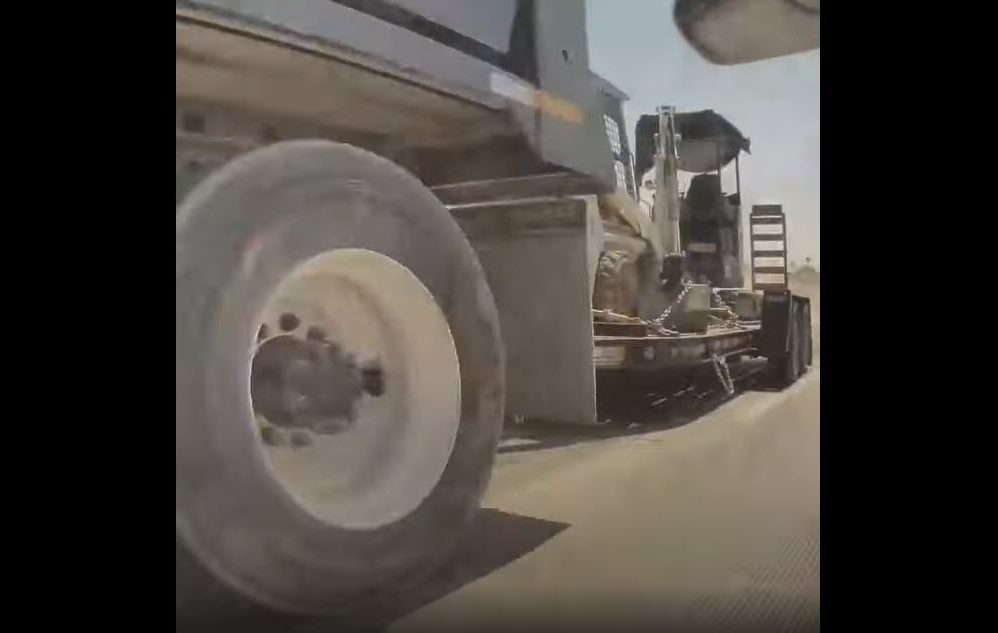 Tesla Autopilot dump truck