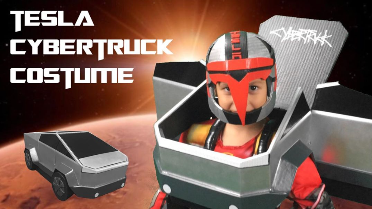 Tesla Cybertruck Transformer Toronto man builds ultimate Halloween