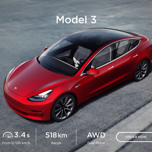Tesla Model 3 Design Studio