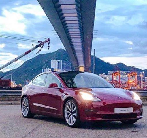 Tesla Model 3 in Hong Kong
