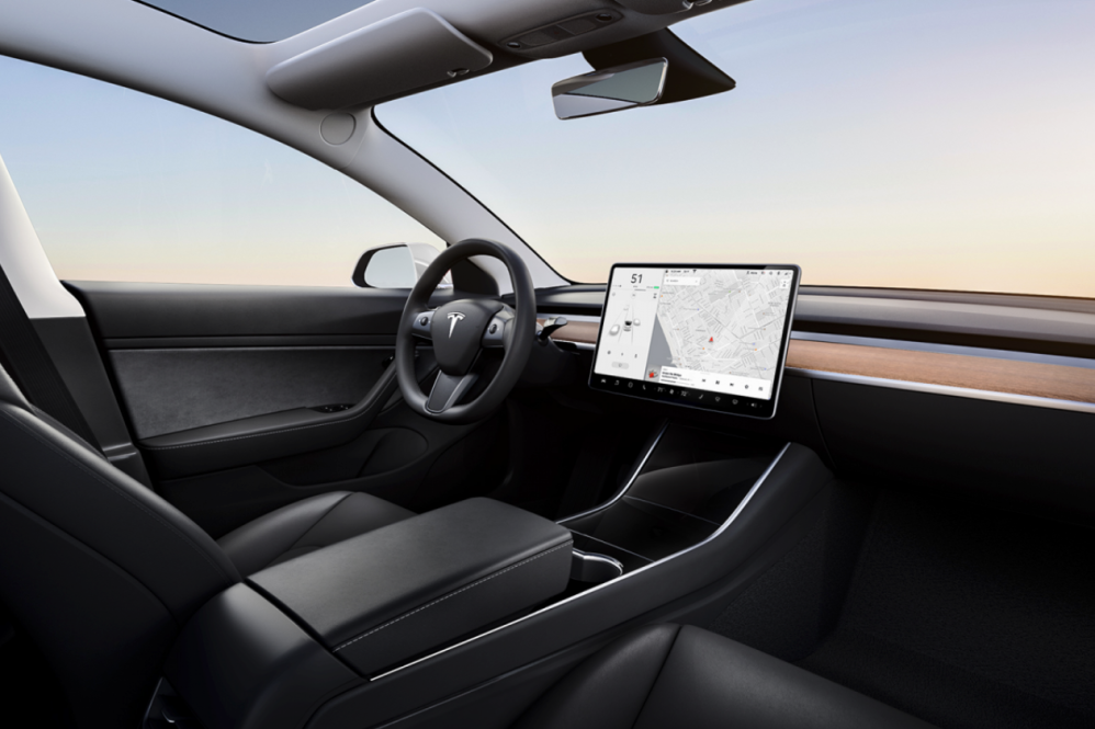 Tesla Model 3 interior