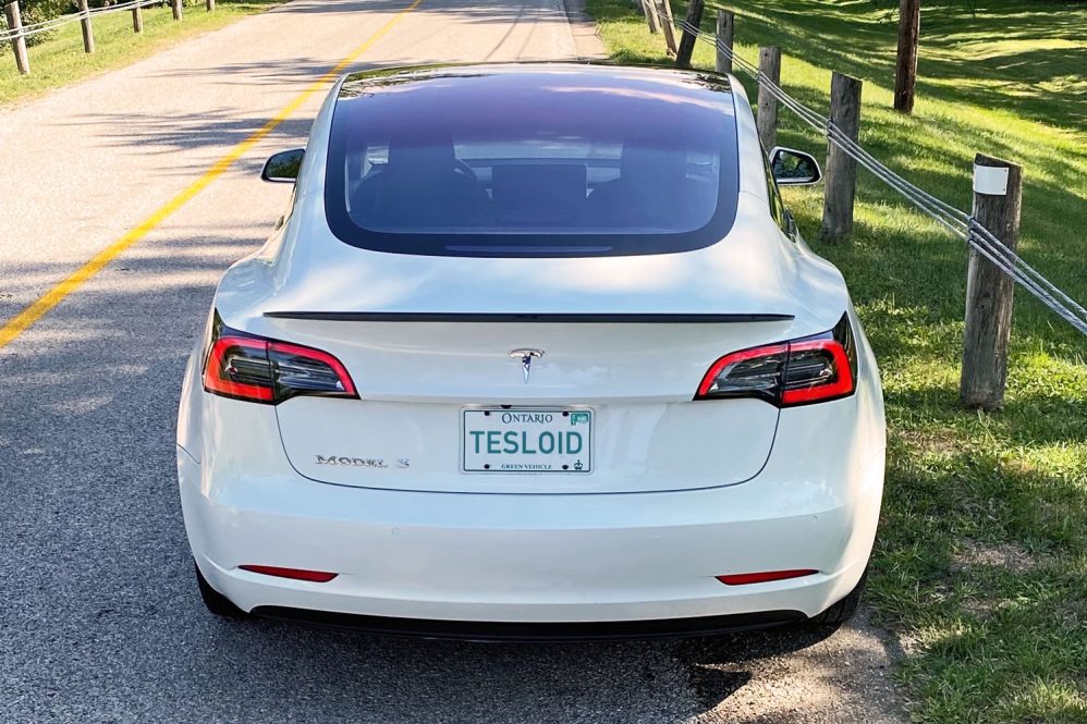 Tesloid Model 3 Performance Spoiler