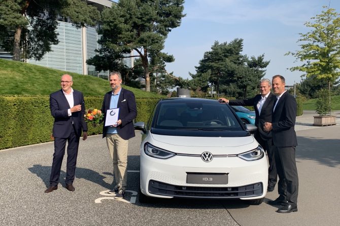 VW ID3 first delivery