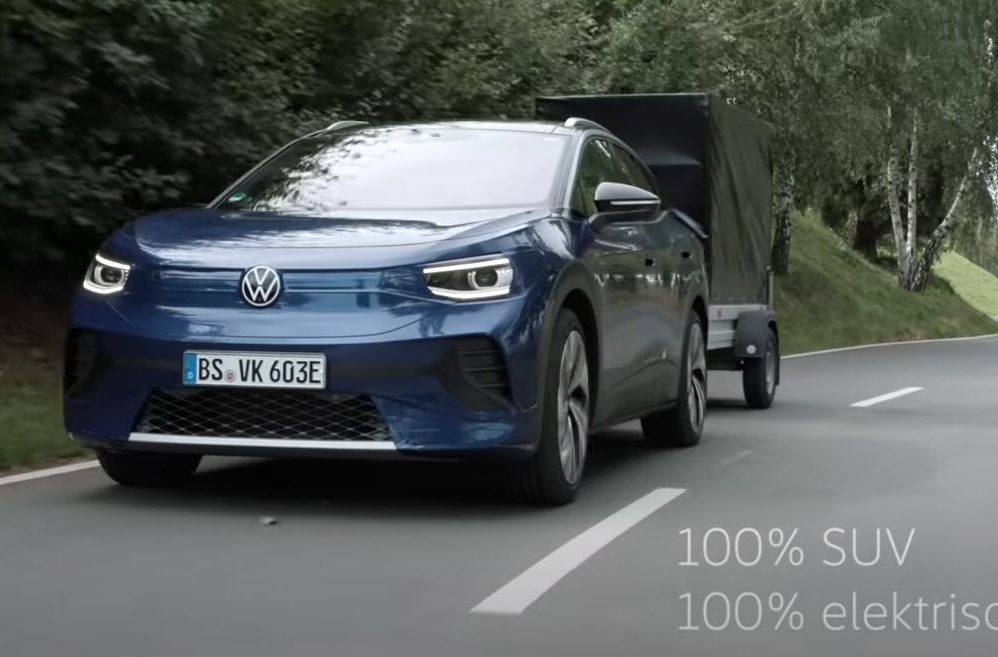 VW ID4 towing video