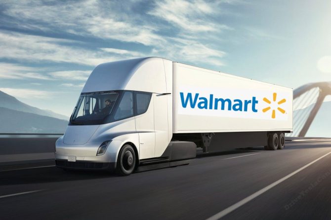 Walmart Tesla Semi