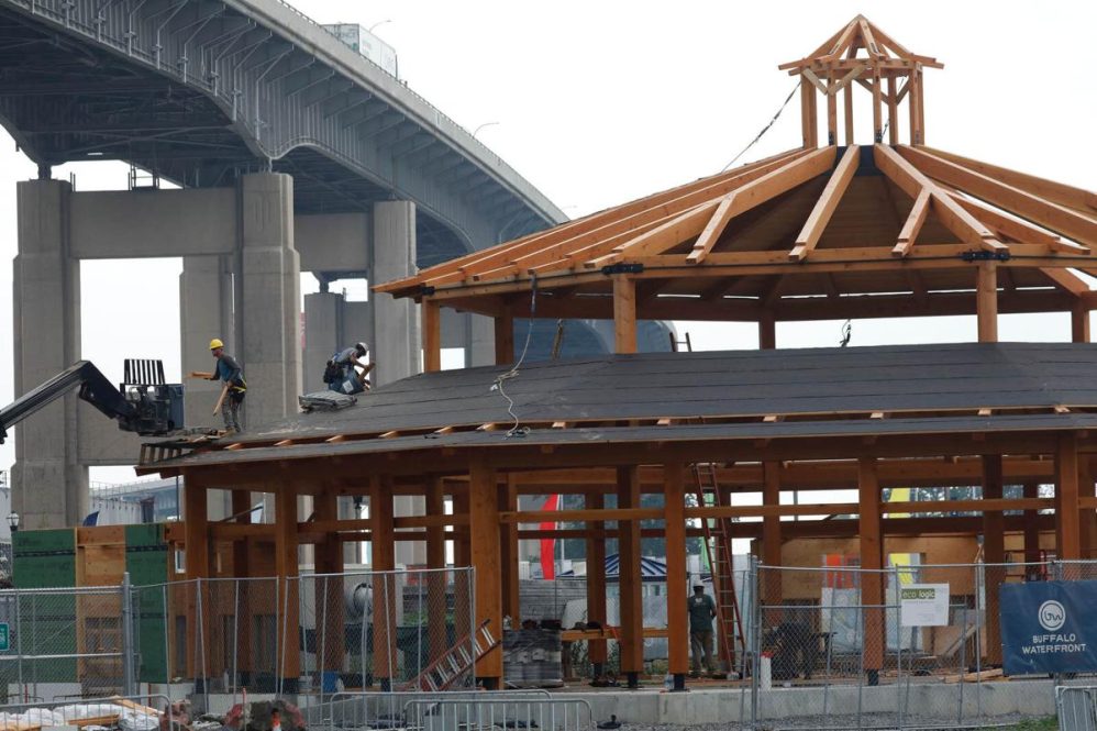 Buffalo Heritage Carousel Tesla roof 2