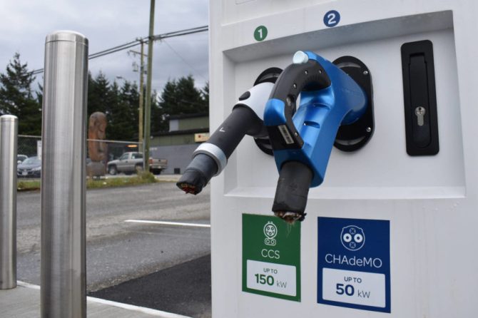 Electrify Canada Hope BC vandalized