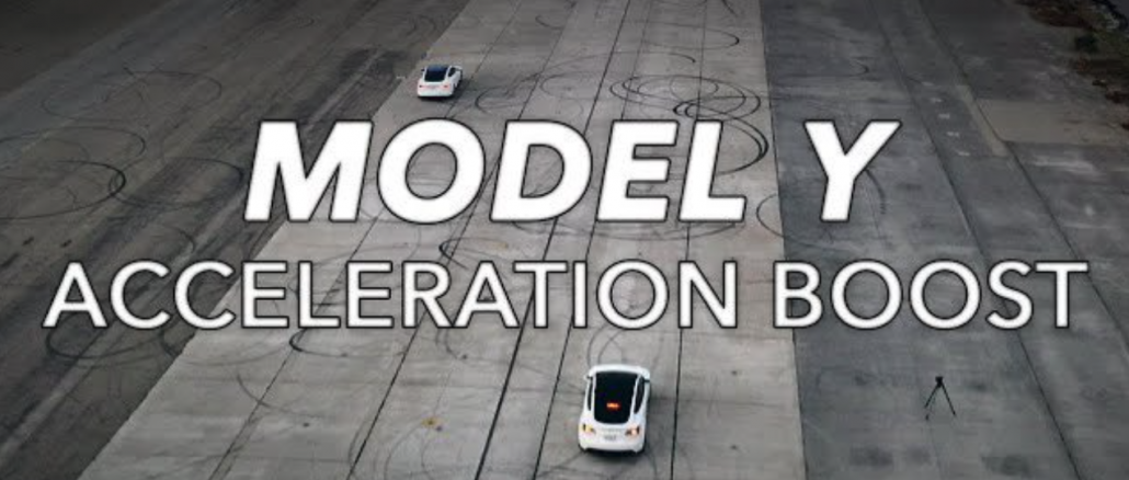 Kilowatts Model Y Acceleration Boost