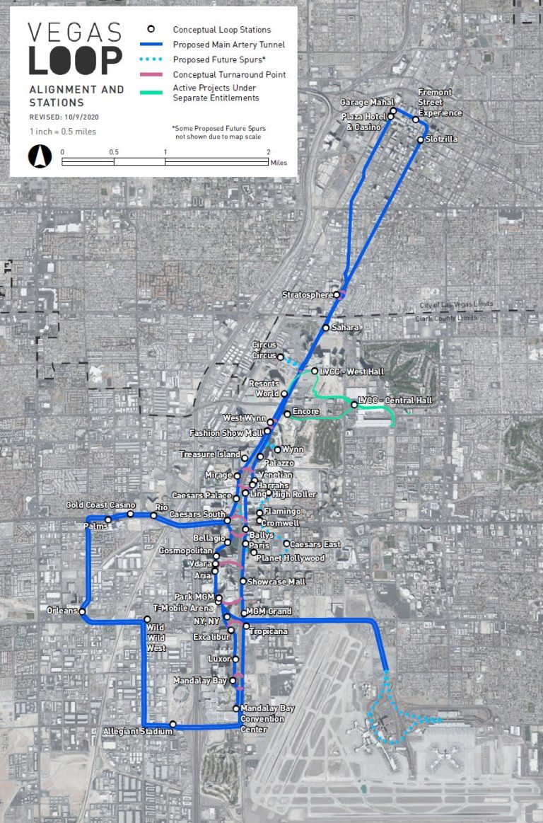 Boring Company eyes massive expansion of Las Vegas Loop - Drive Tesla