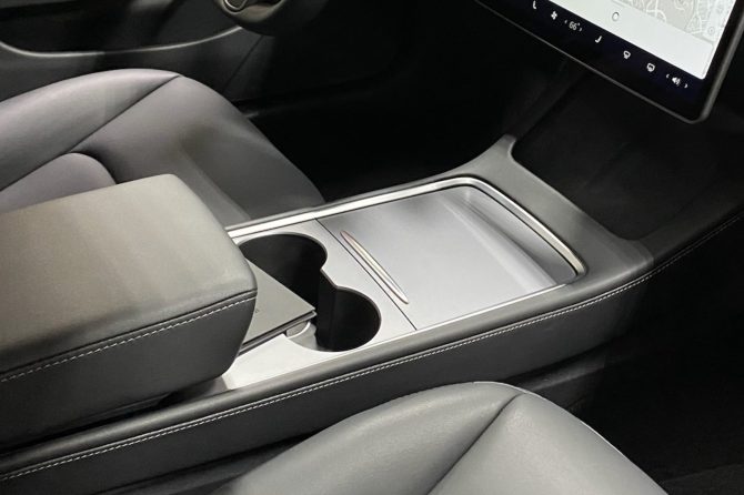 New Tesla Model 3 center console