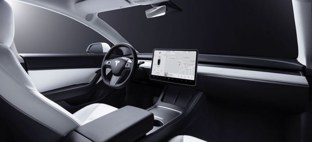 New Tesla Model 3 interior