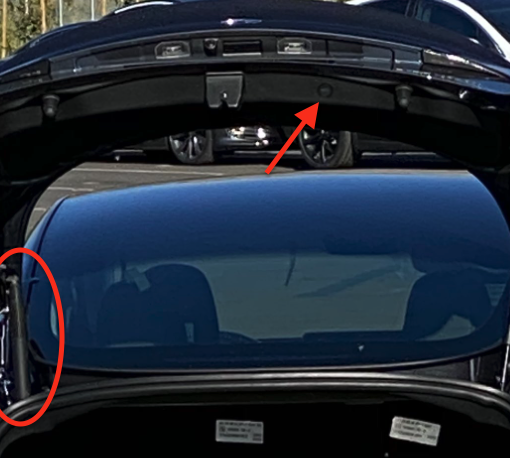 New Tesla Model 3 power trunk