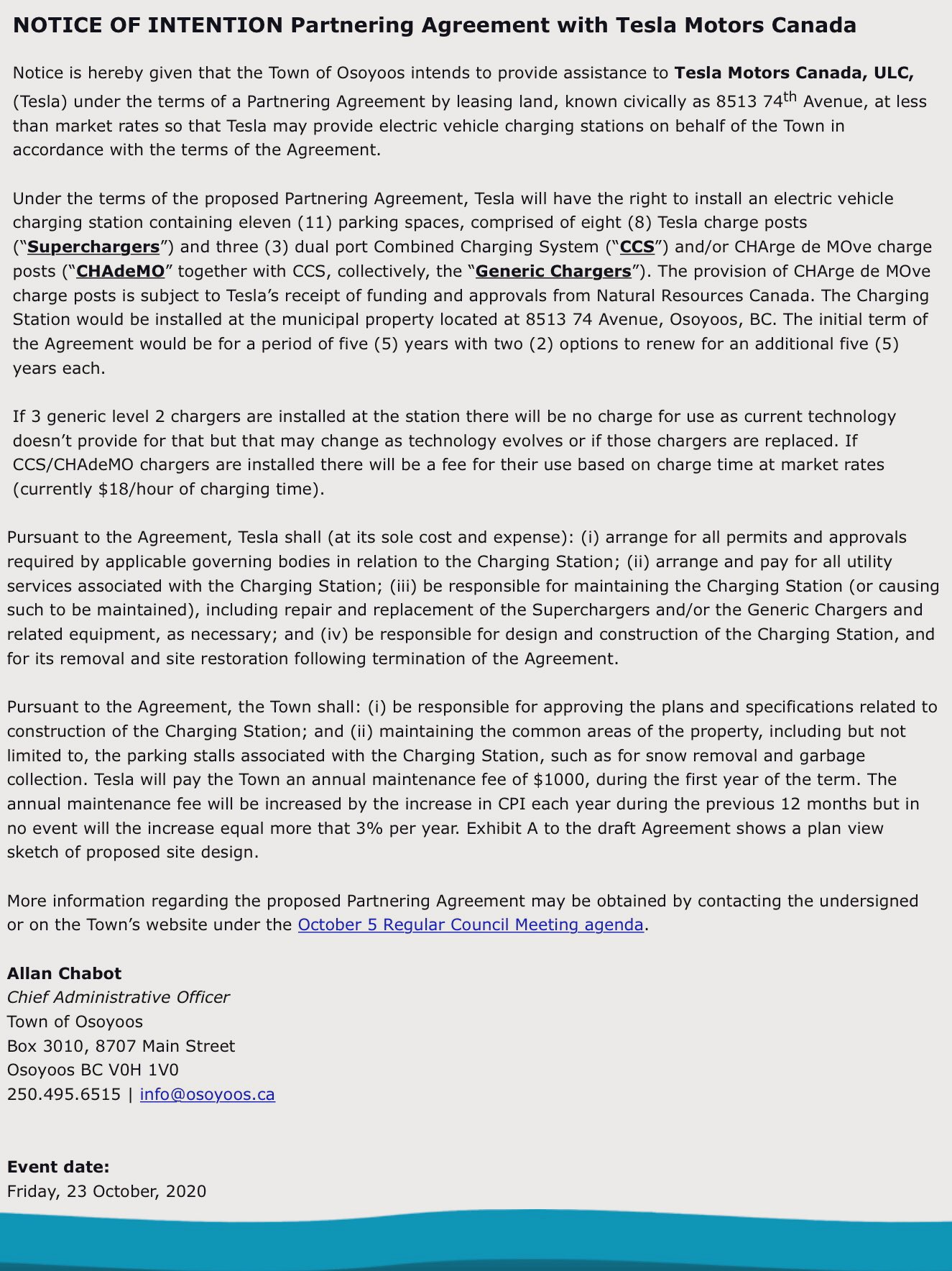 Osoyoos Supercharger