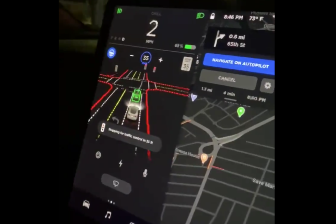 Tesla FSD beta rewrite