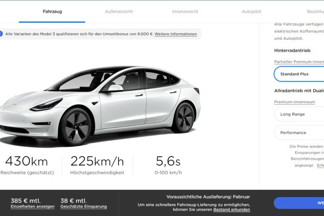 Tesla Model 3 Germany