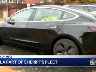 Tesla Model 3 Vermont sheriff
