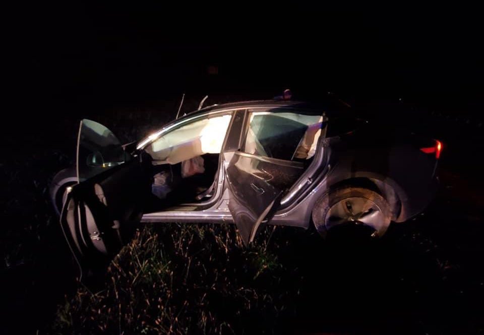 Tesla Model 3 crash