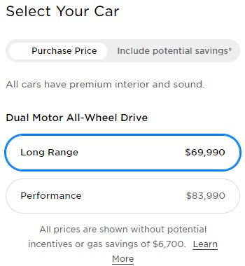 Tesla Model Y prices Oct 15 2020