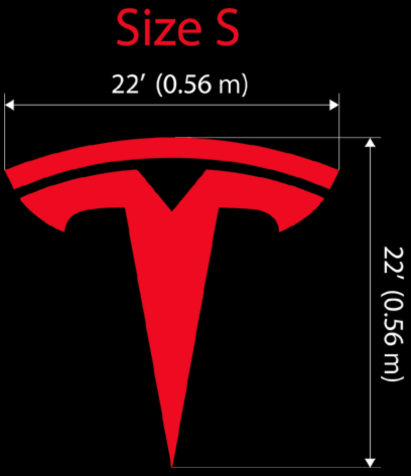 Teslogo sign S