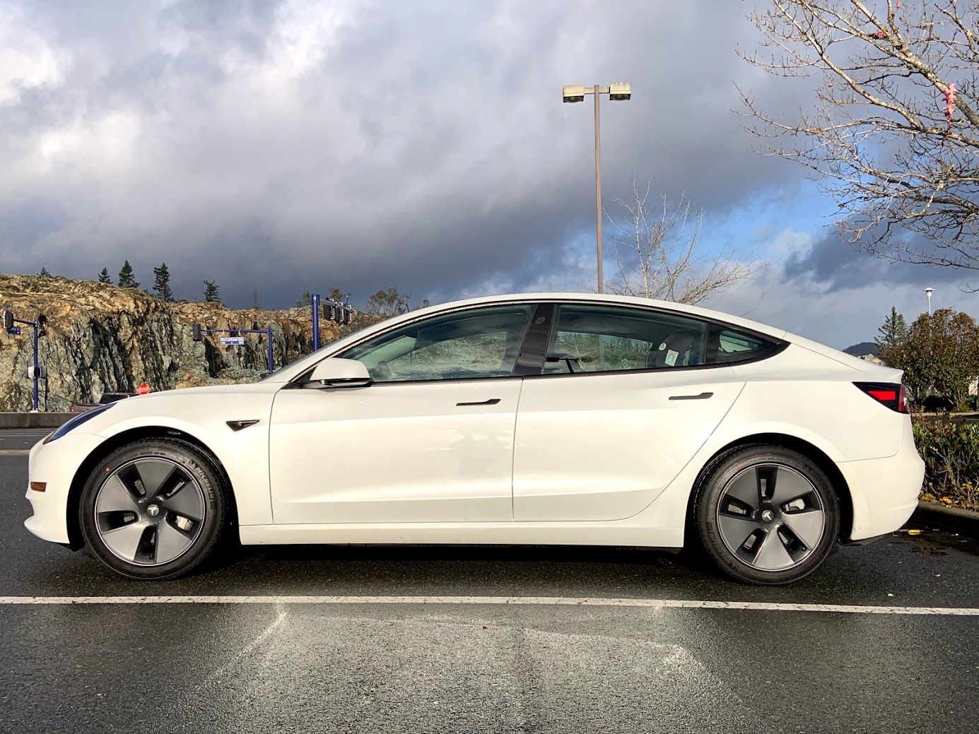 tesla model 3 black trim