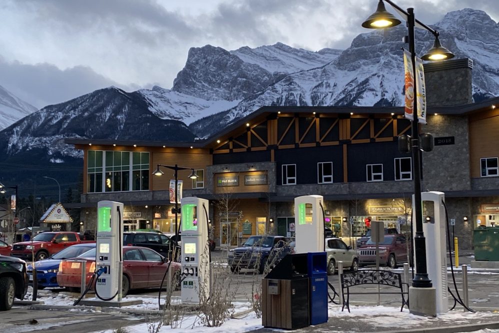Electrify Canada station Canmore