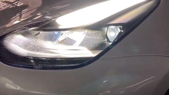 New Model 3 headlight