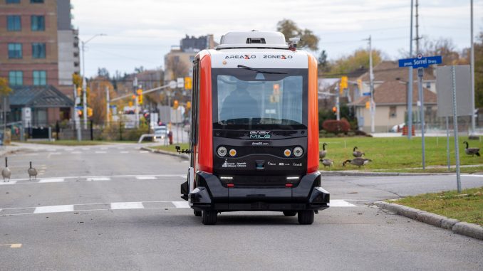 Ottawa autonomous shuttle trial