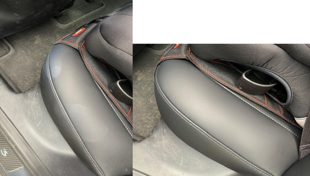 TesBros eco detailing kit before after interior