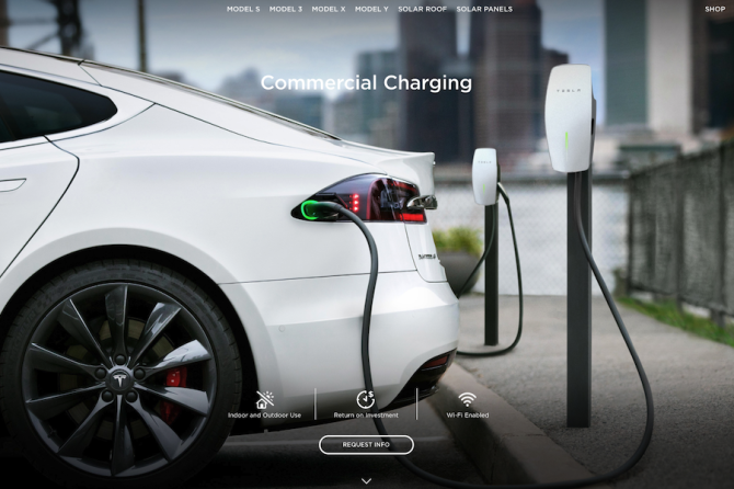 Tesla Commercial Charging