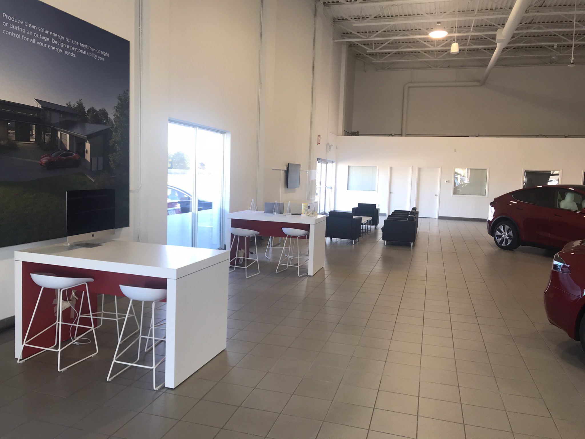 Tesla Kitchener showroom 2