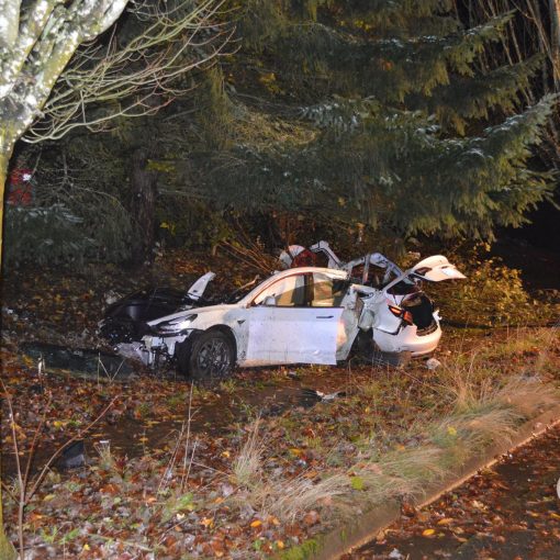 Tesla Model 3 crash