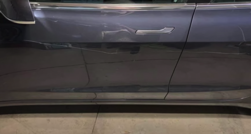 Tesla Model 3 damage