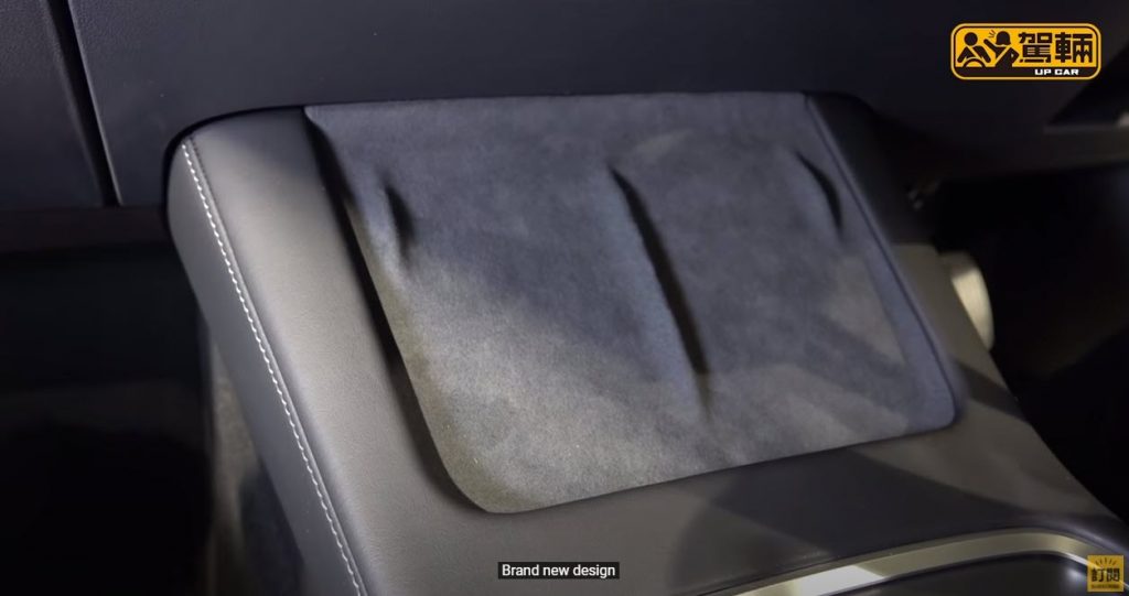 Tesla Model 3 wireless charger suede