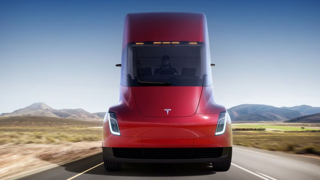 Tesla Semi from front
