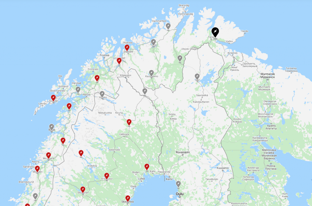 Tesla's northernmost Supercharger in the world opens in Varangerbotn