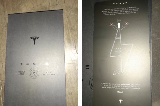 Tesla Tequila packaging featured