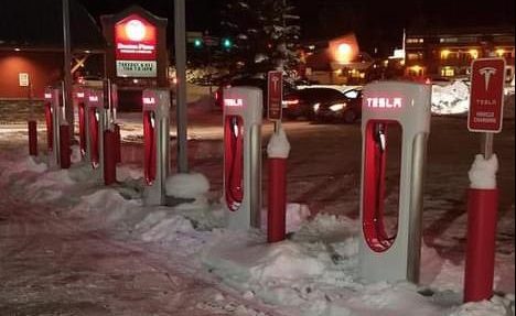 Second Canmore, Alberta Tesla Supercharger Station Now Open - Drive Tesla