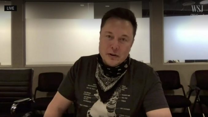 Elon Musk Texas WSJ