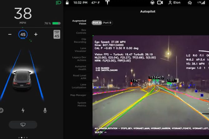FSD augmented reality view