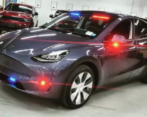 HOH Tesla Model Y police car