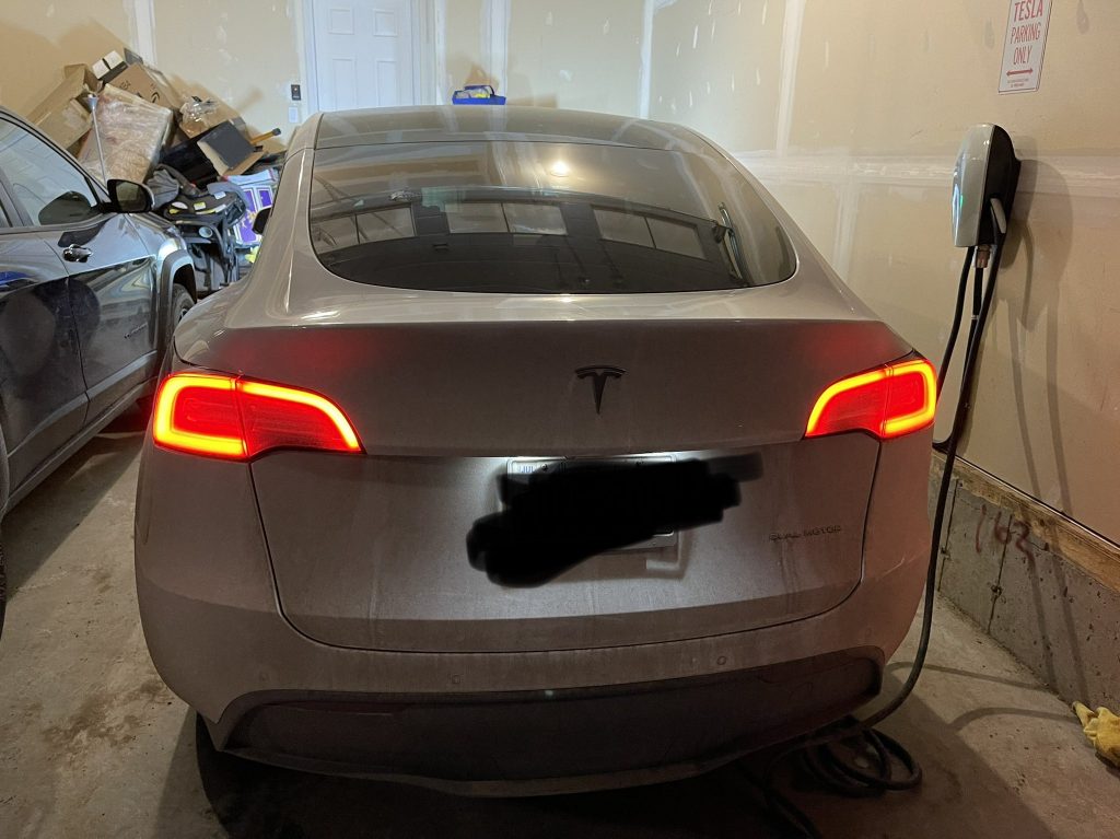Model Y taillights after exit