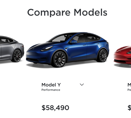 Tesla Compare Models