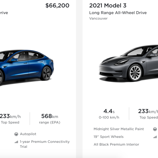 Tesla Model 3 Vancouver inventory